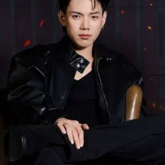 The Debt Collector 2026 Daou Pittaya Black Leather Jacket